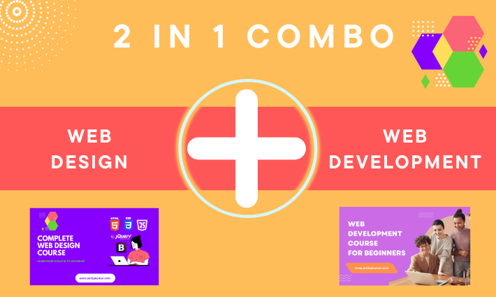 2 In 1 Combo - Basic Web Design And Development Course